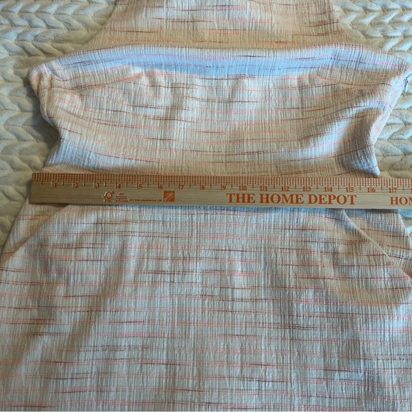 Loft Sleeveless Textured Dress in Ivory size 10 - Picture 9 of 10